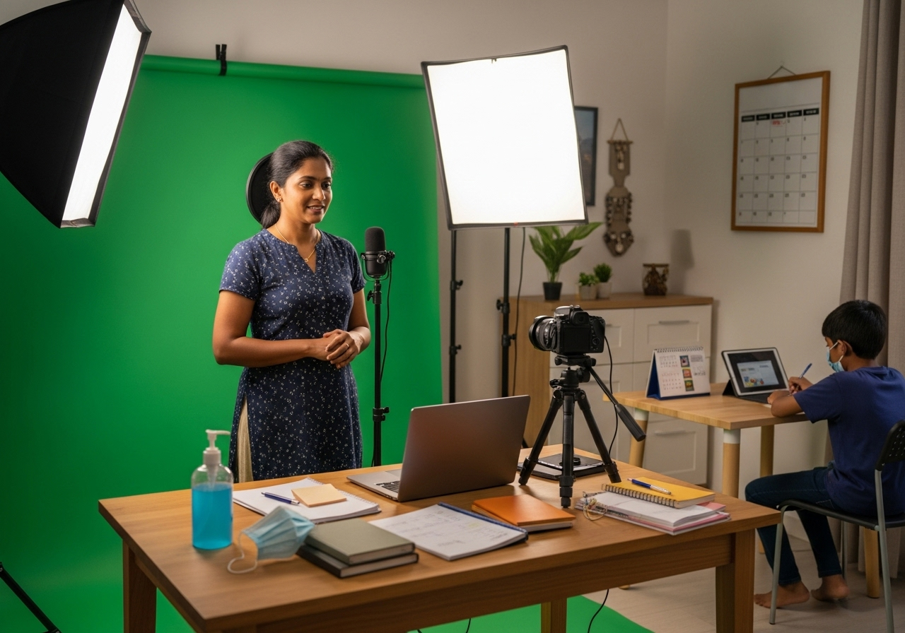 Video productions continued during the COVID-19 pandemic, ensuring uninterrupted education via digital means.